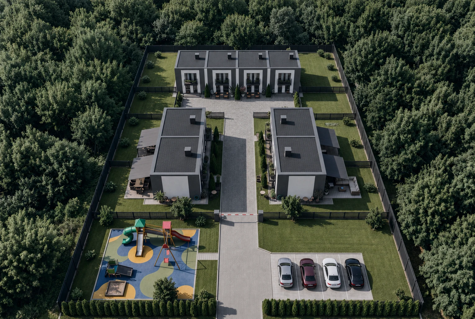 Генеральний план восьми резиденцій SHEPIT HOUSE
