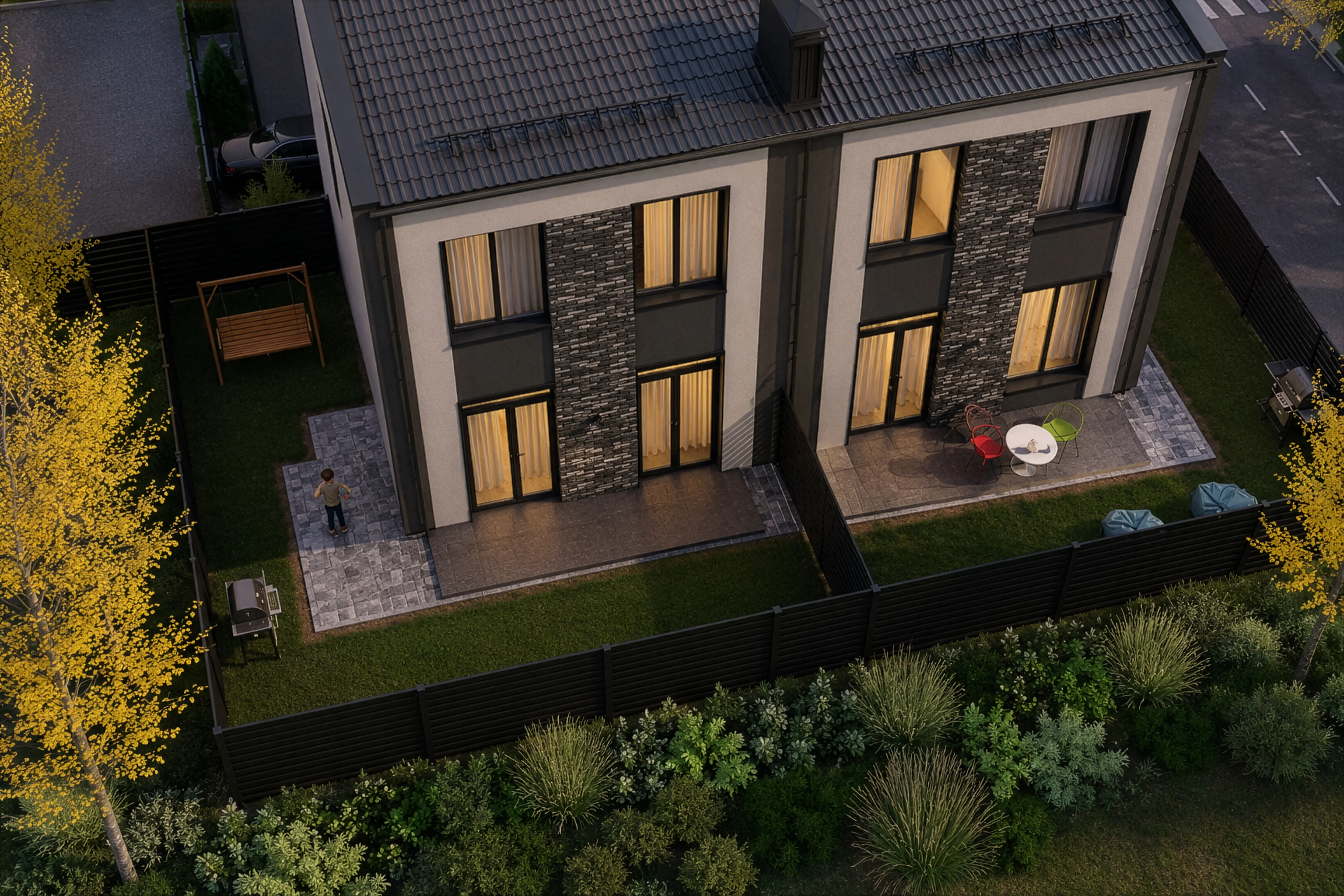 Вид на територію SHEPIT HOUSE