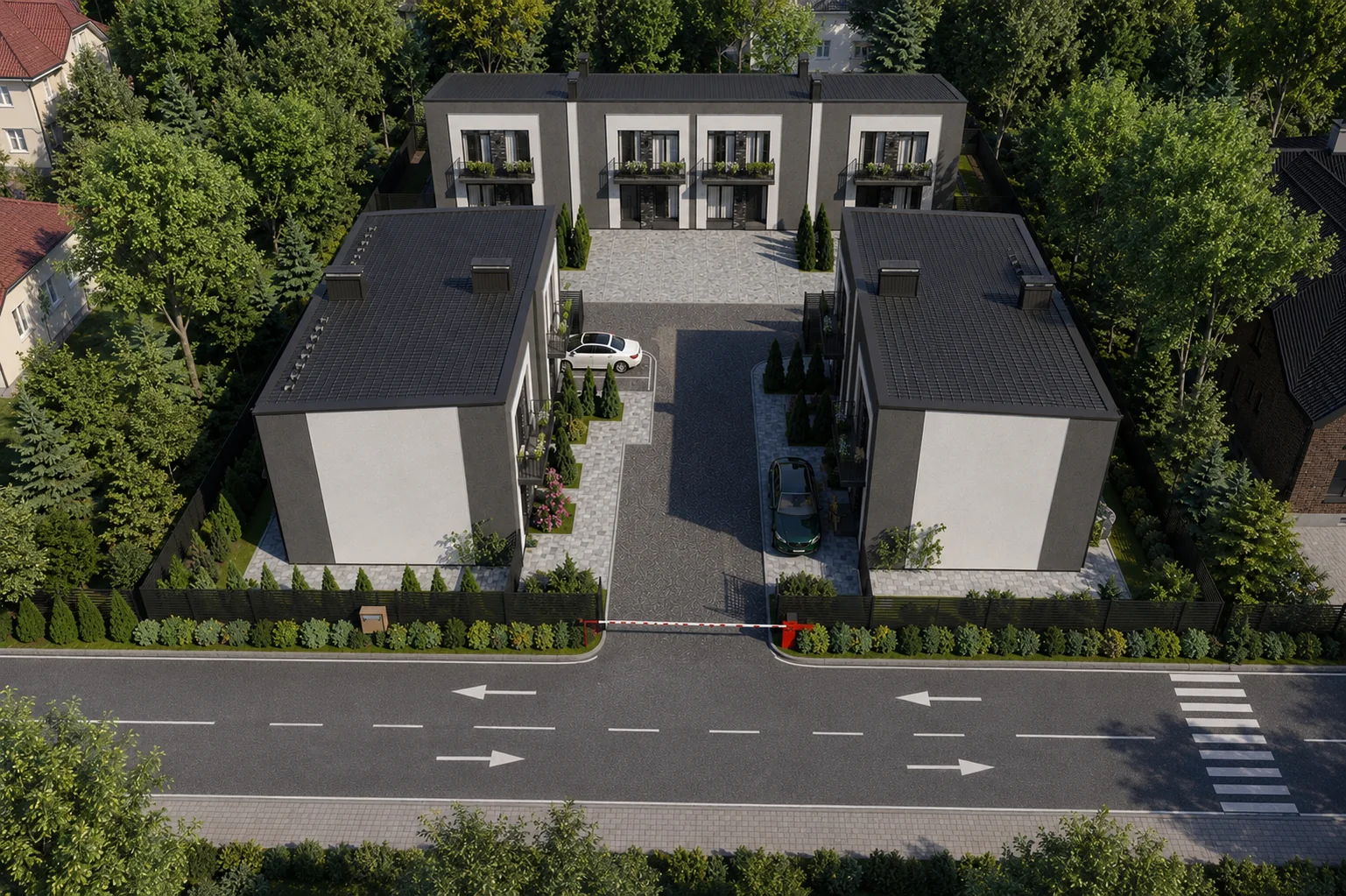 Генеральний план восьми резиденцій SHEPIT HOUSE